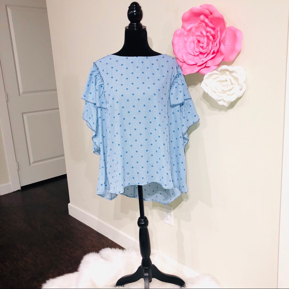 NWT Ruffle Blouse - Picture 4 of 7